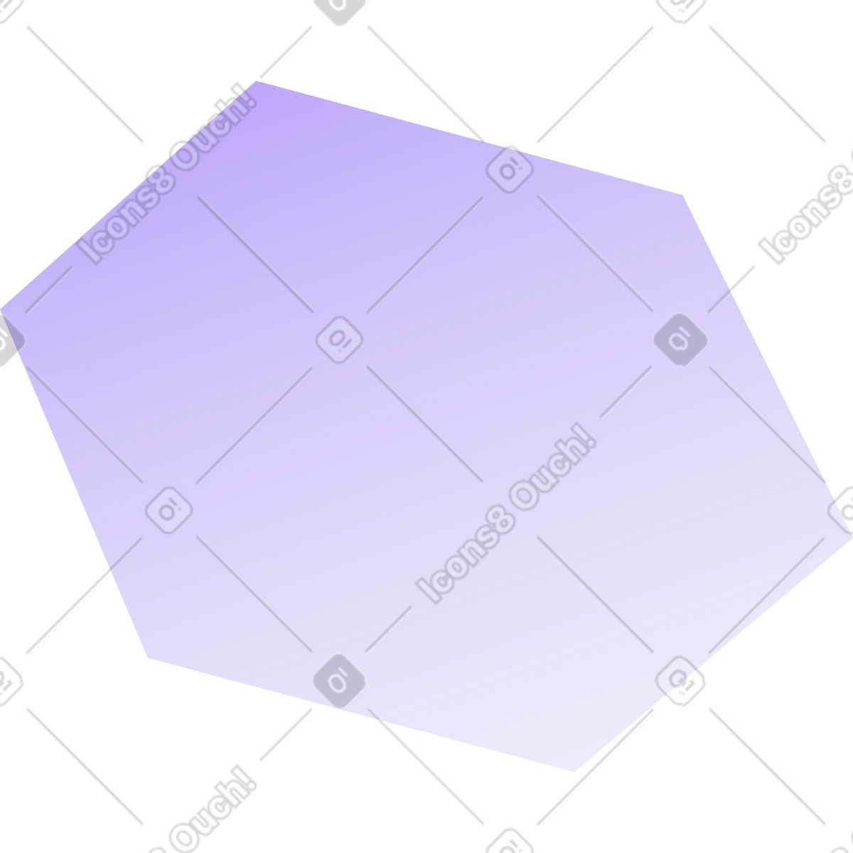 Illustration Hexagone dans le style Hi-tech à télécharger aux formats PNG, SVG