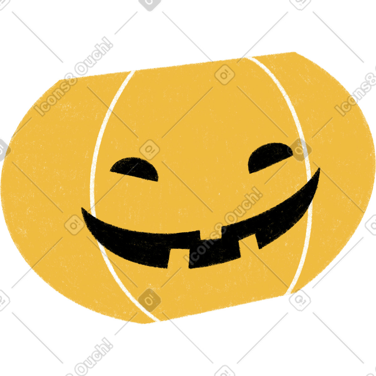 Ilustración Canasta de calabaza en estilo Tutti a descargar en PNG y SVG