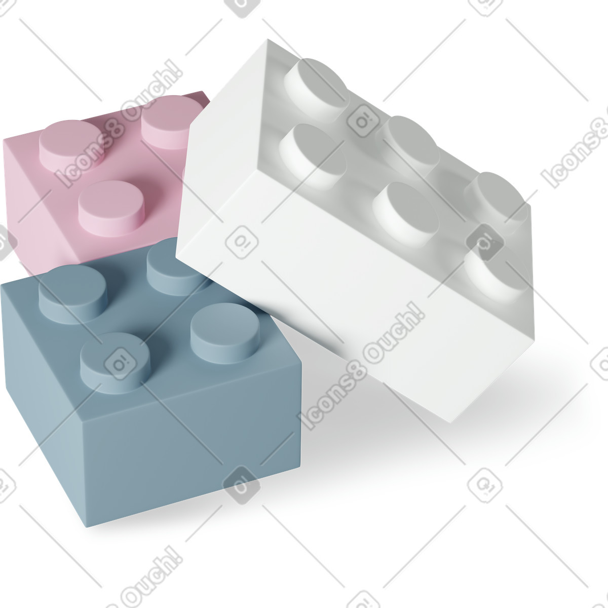 Ilustração de Lego em no estilo 3D Casual life para baixar em PNG, SVG
