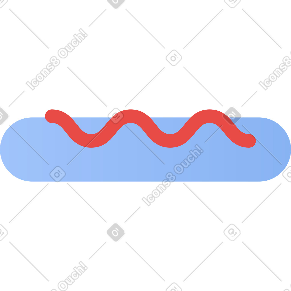 Hot dog illustrazione in stile Clip scarica in PNG, SVG