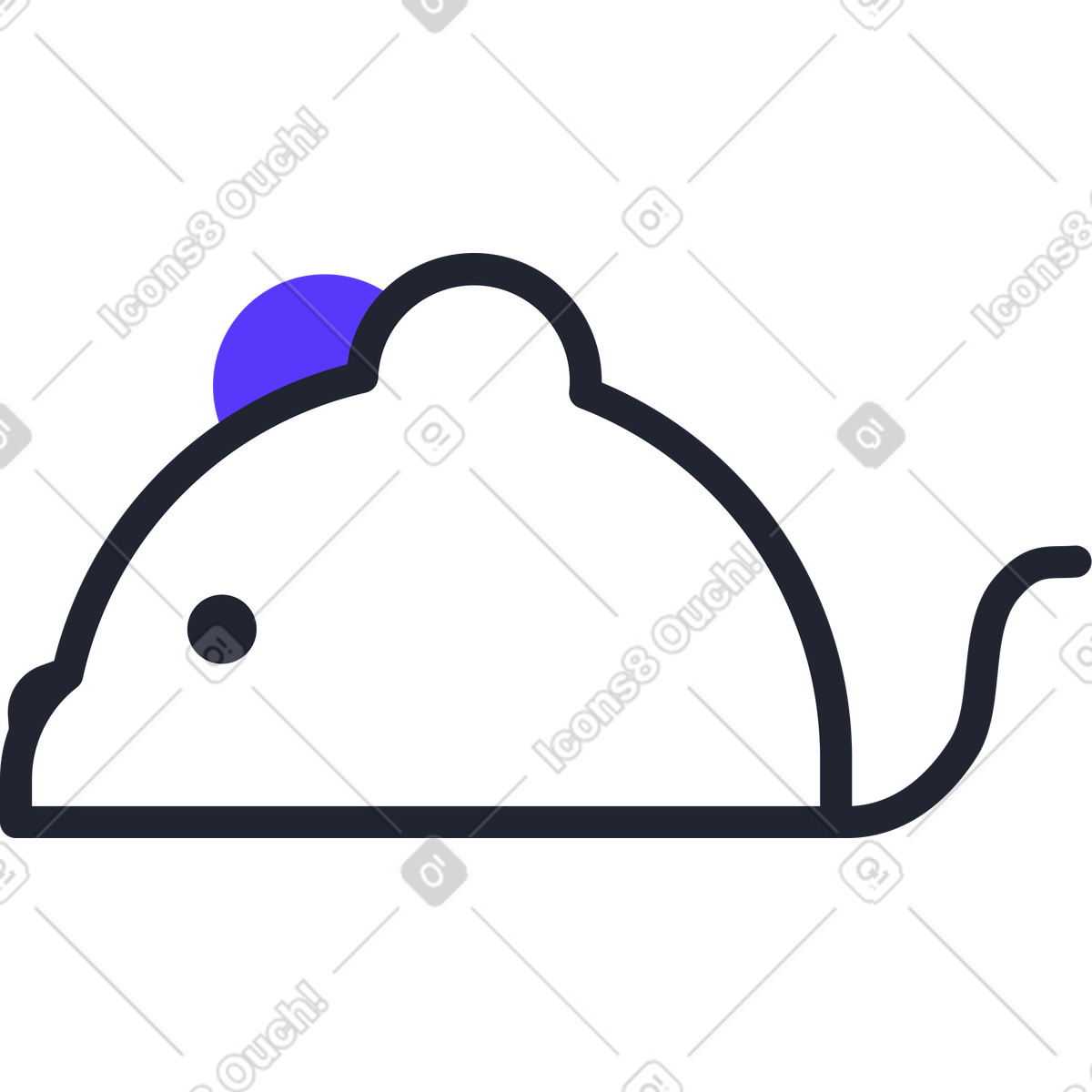 下载 Pablita 风格的 老鼠 插画，支持 PNG、SVG 格式