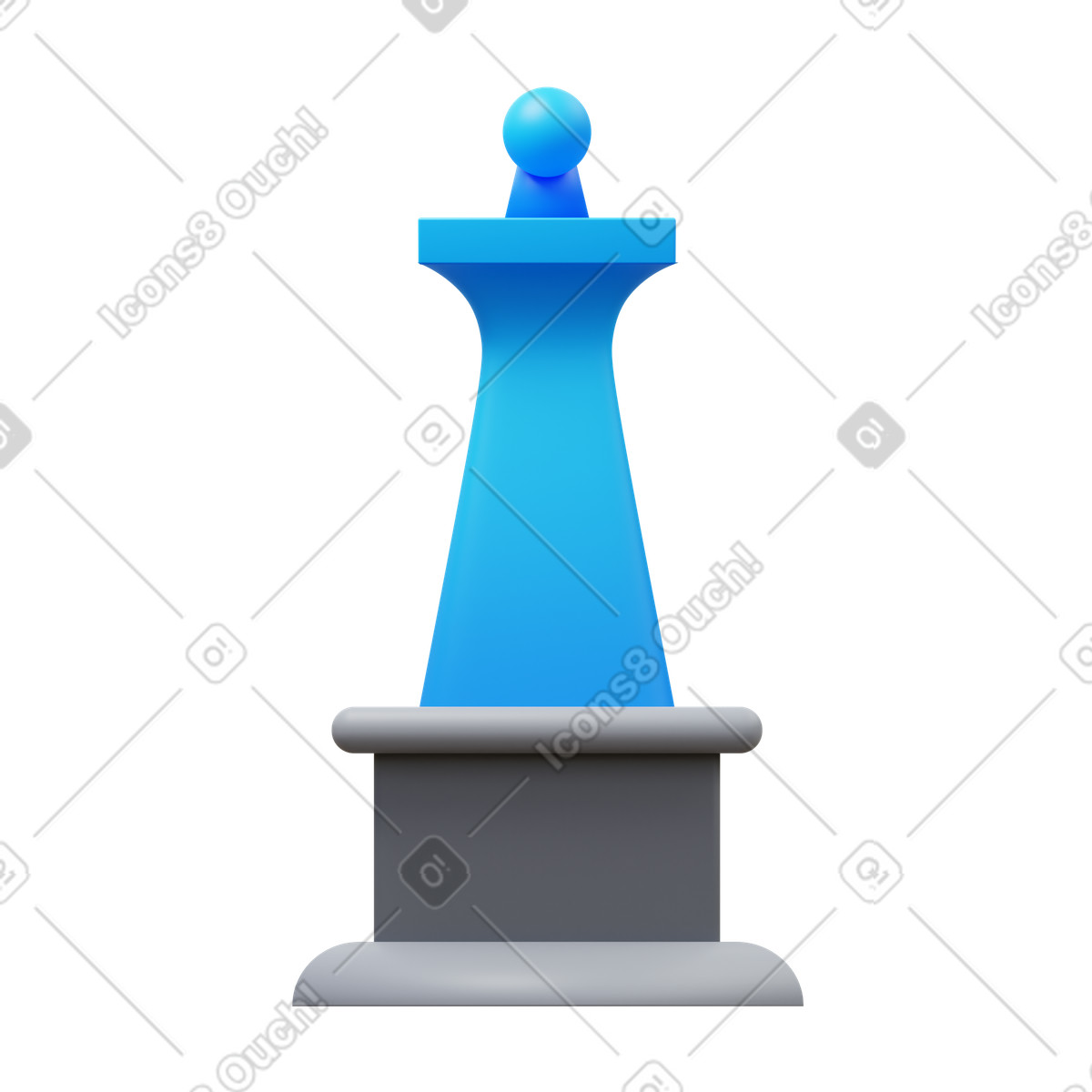 Ilustração de Monument em no estilo 3D Fluency para baixar em PNG, SVG