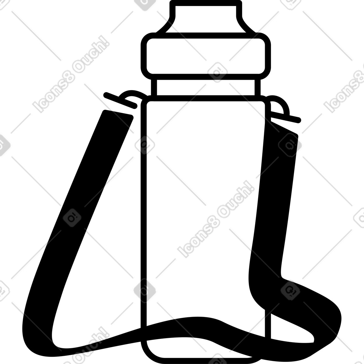 下载 Weekday 风格的 热水瓶 插画，支持 PNG、SVG 格式