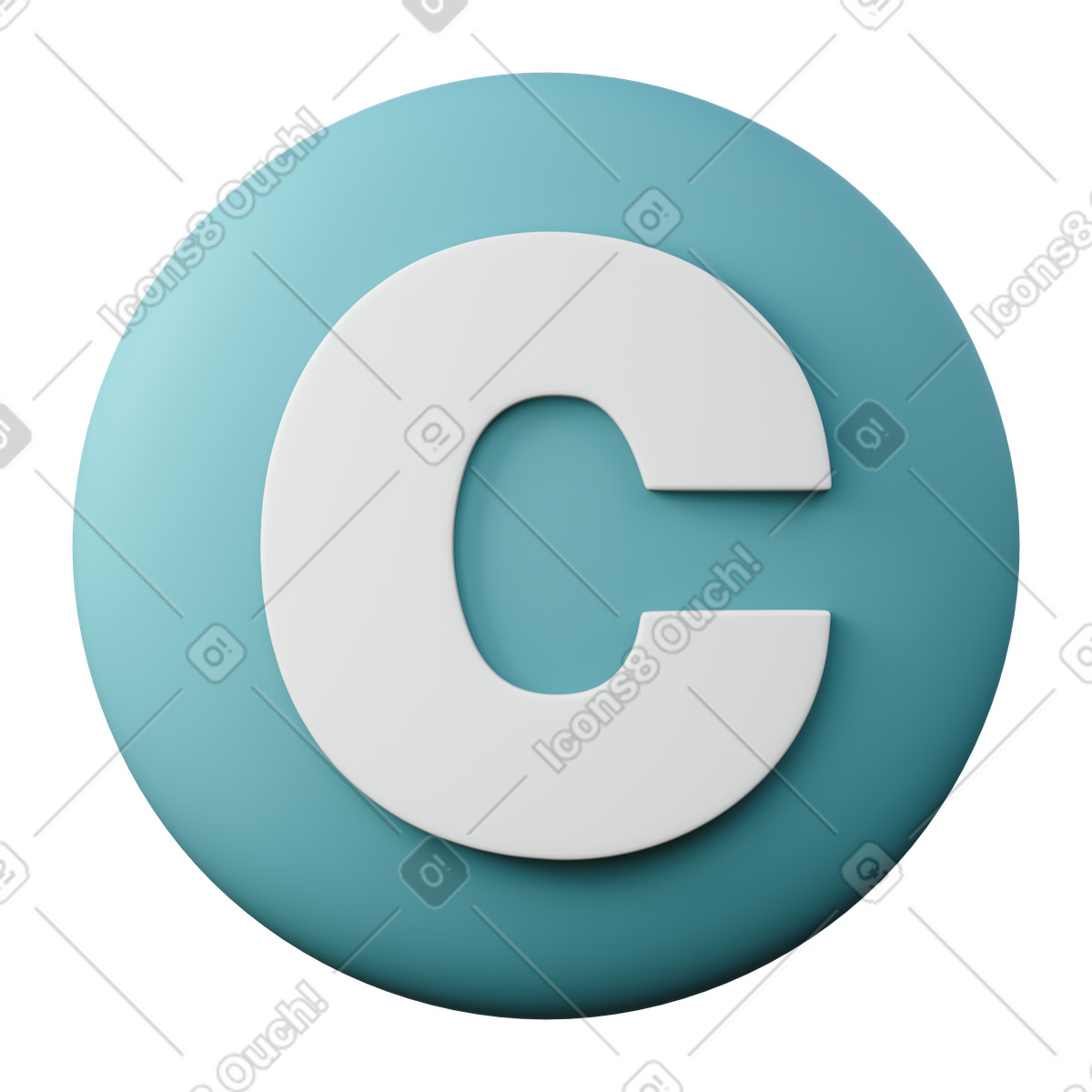 Illustration Icône turquoise copier l'ia dans le style 3D Sugary à télécharger aux formats PNG, SVG