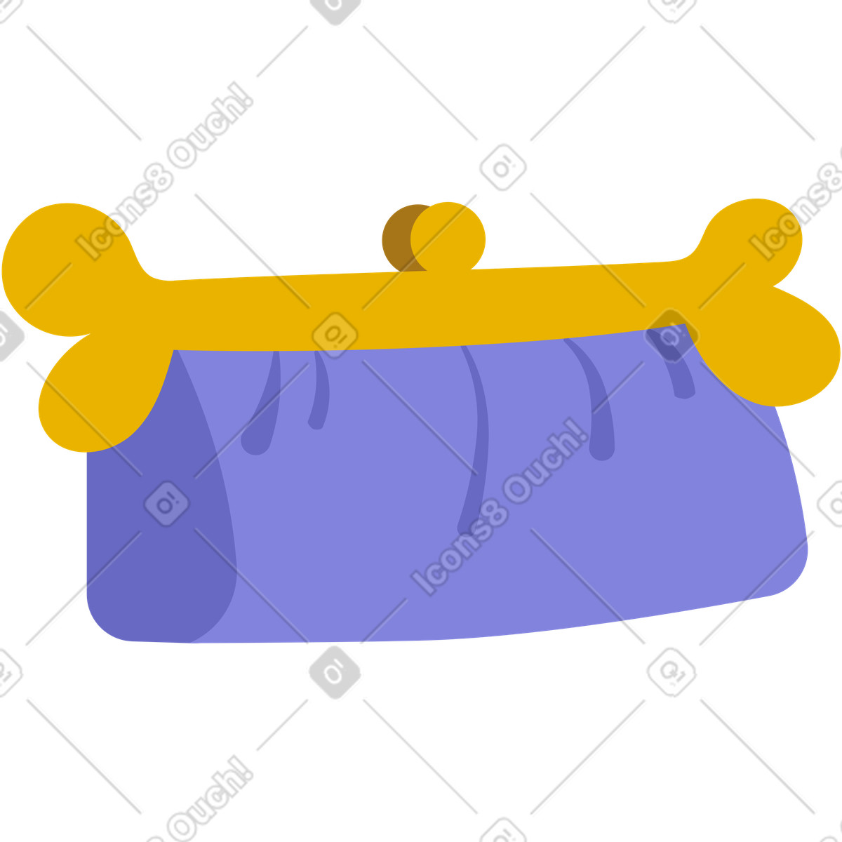 Ilustração de Bolsa em no estilo Woof para baixar em PNG, SVG