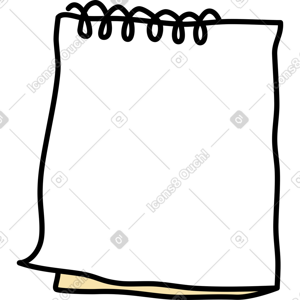 下载 Notes 风格的 写生簿 插画，支持 PNG、SVG 格式