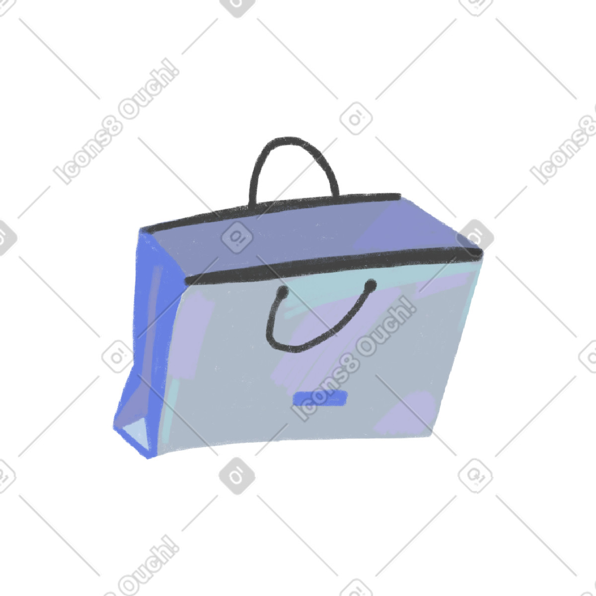 Illustration Paquet dans le style Atomic à télécharger aux formats PNG, SVG