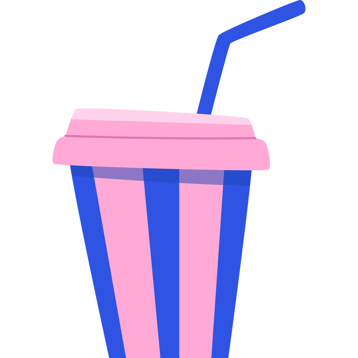 Ilustración Drink in a paper cup en estilo Bouncy descargar en PNG y SVG