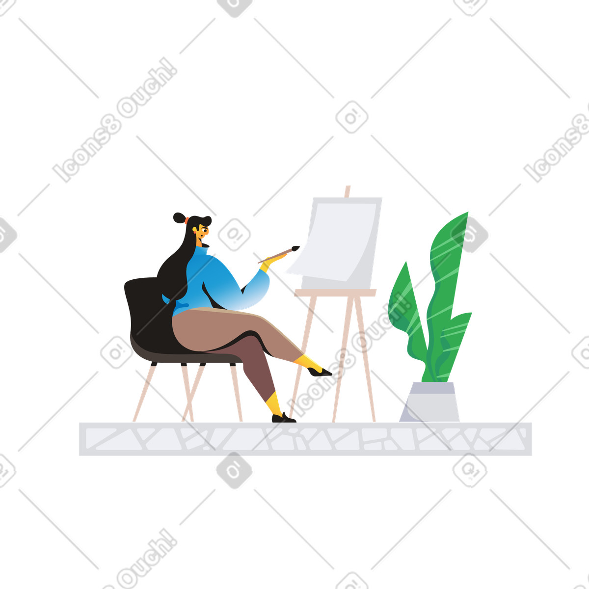 The list is empty  illustration in PNG, SVG