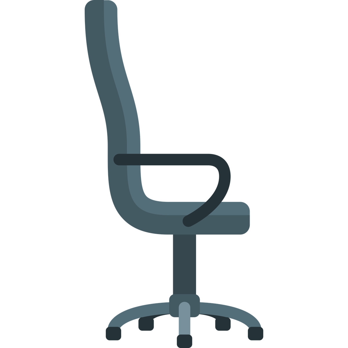 Fogg 스타일의 Office chair 일러스트레이션 PNG, SVG 다운로드