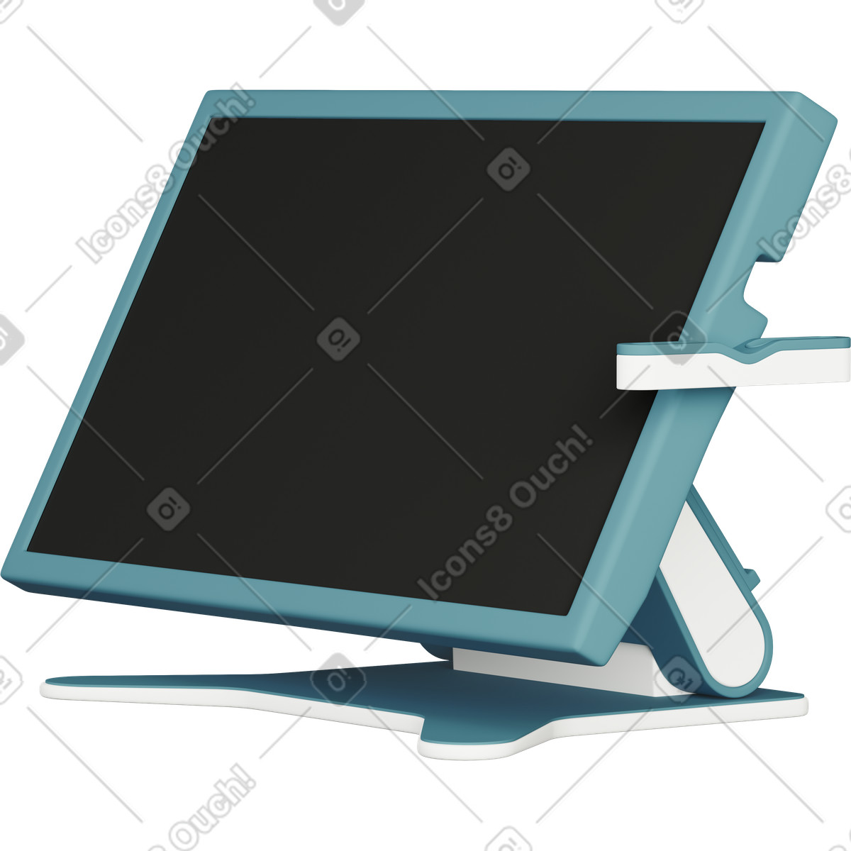 Ilustração de Blue lgraphic tablet em no estilo 3D Casual life para baixar em PNG, SVG