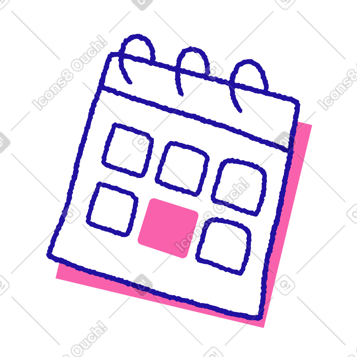 Ilustração de Calendário de mesa com data importante em PNG e SVG
