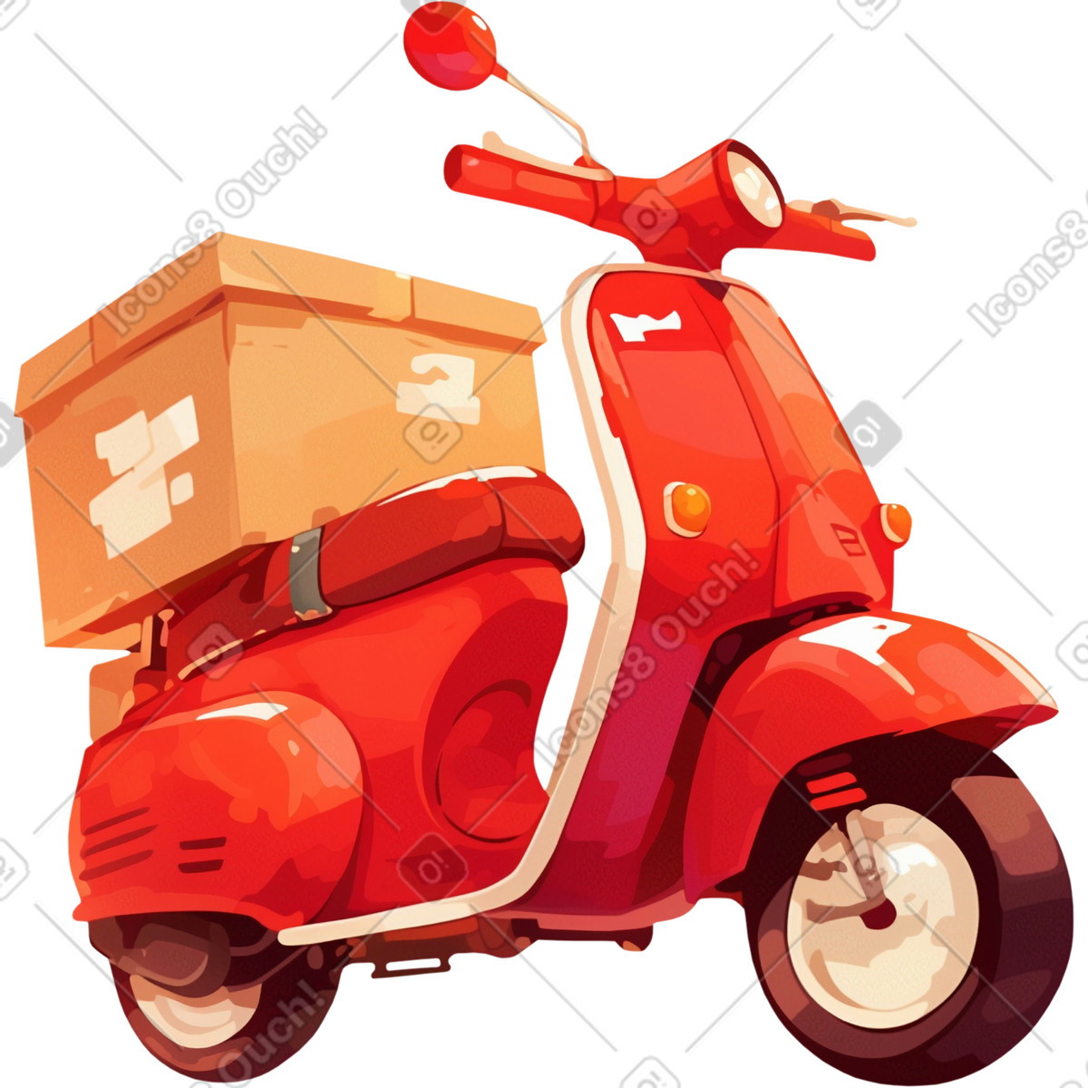 Roller-Illustration im Glazy-Stil als Download in PNG, SVG