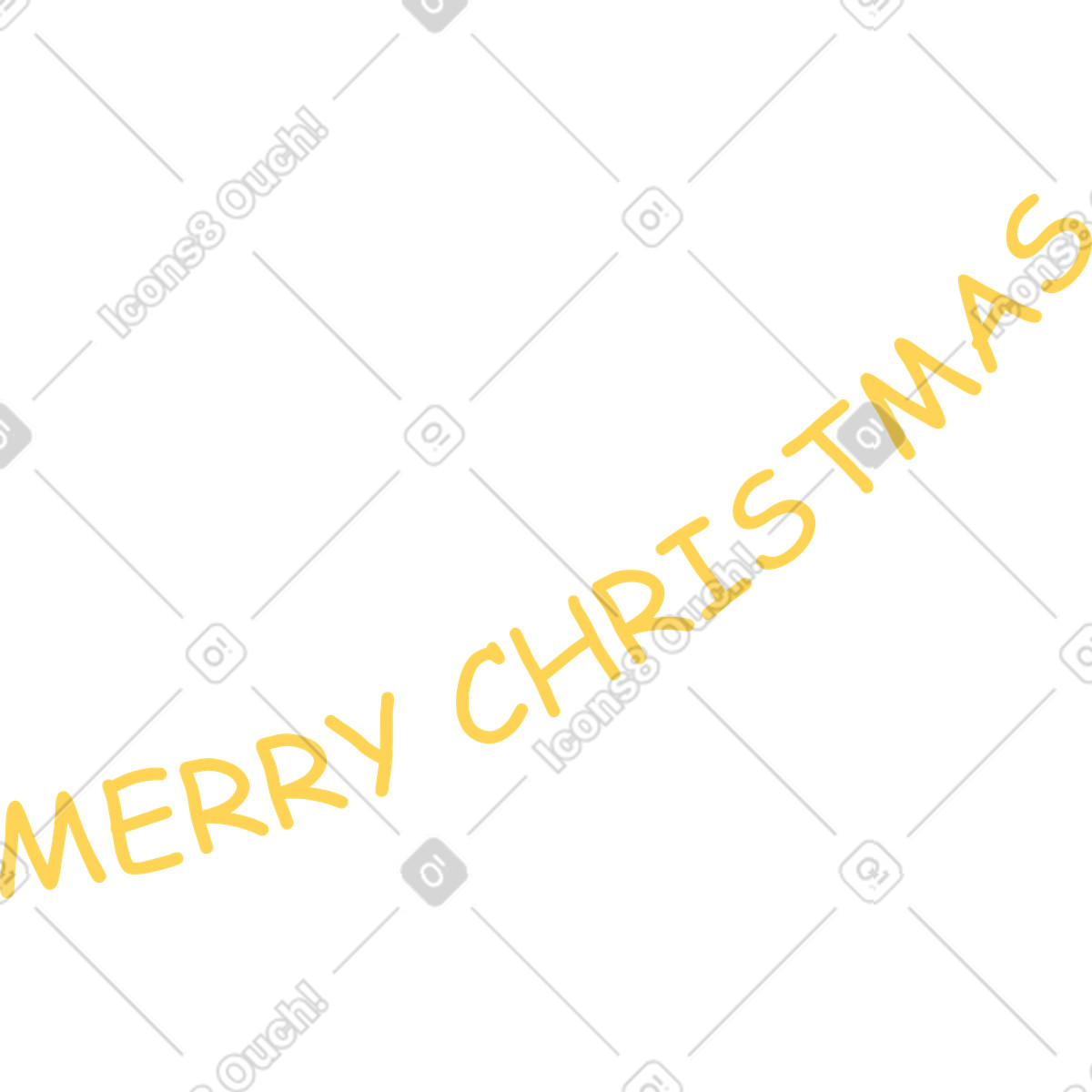 Ilustración Feliz navidad en estilo Sitcom a descargar en PNG y SVG
