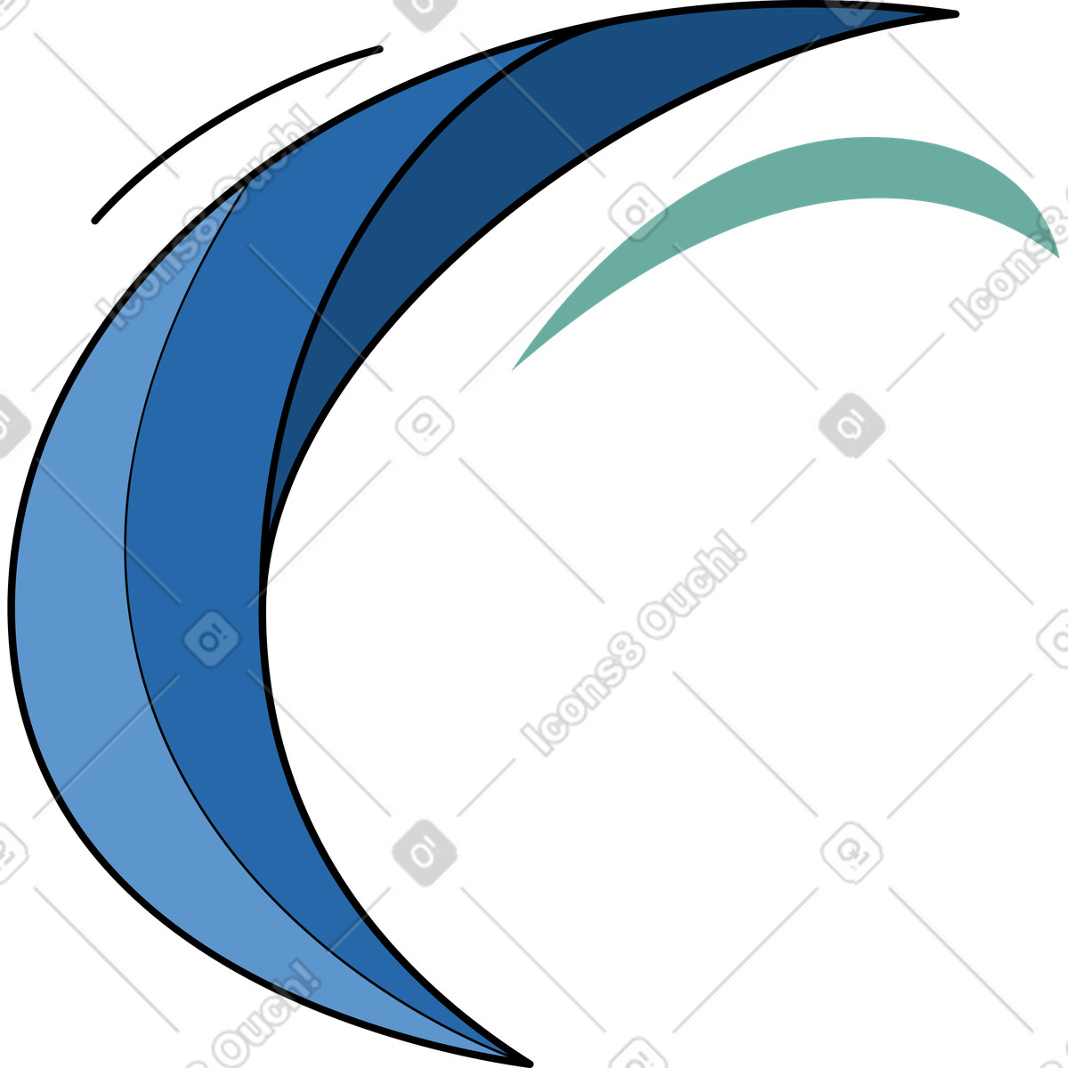 下载 Surr 风格的 波 插画，支持 PNG、SVG 格式
