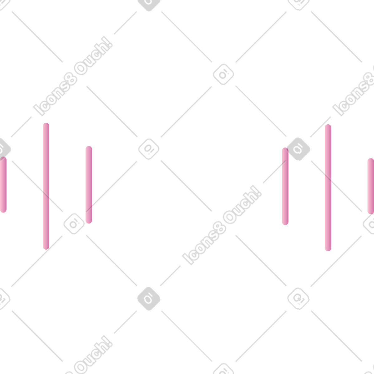 Musikalische wellen-Illustration im Silky-Stil als Download in PNG, SVG