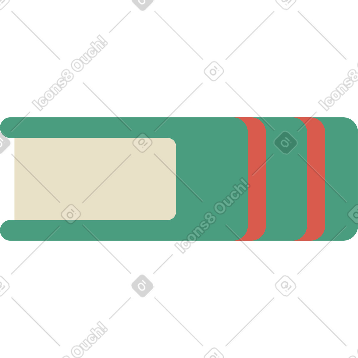 Ilustração de Livro em no estilo Macaroni para baixar em PNG, SVG