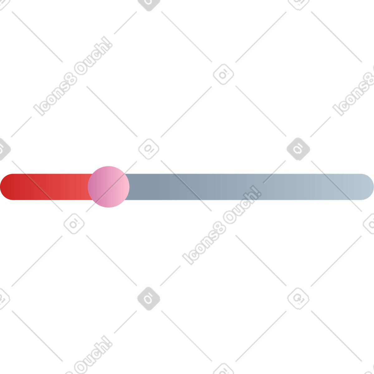 Silky スタイルの ローディングバー のイラストをPNG、SVG形式でダウンロード