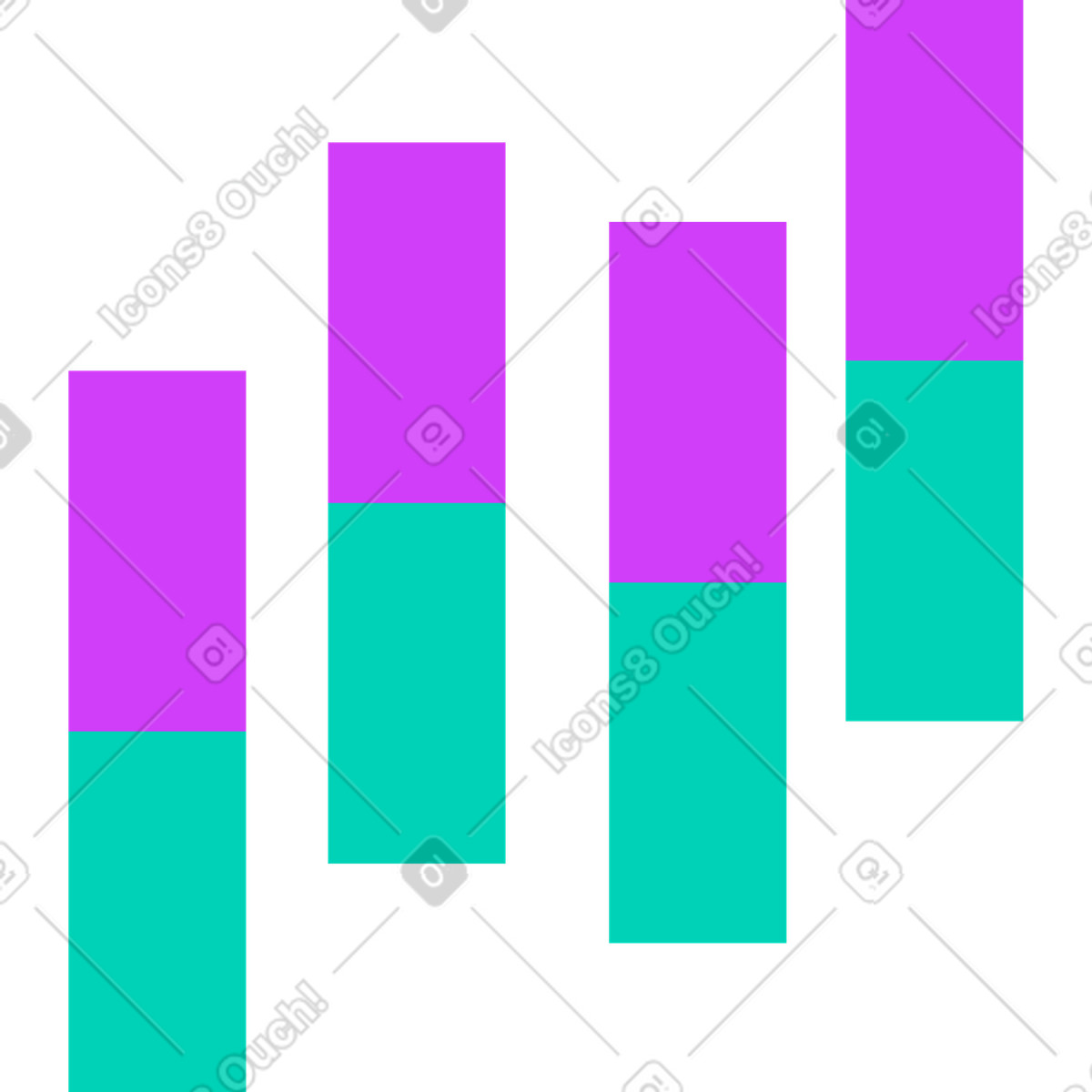 Illustration Tableau des bougies dans le style Basic à télécharger aux formats PNG, SVG