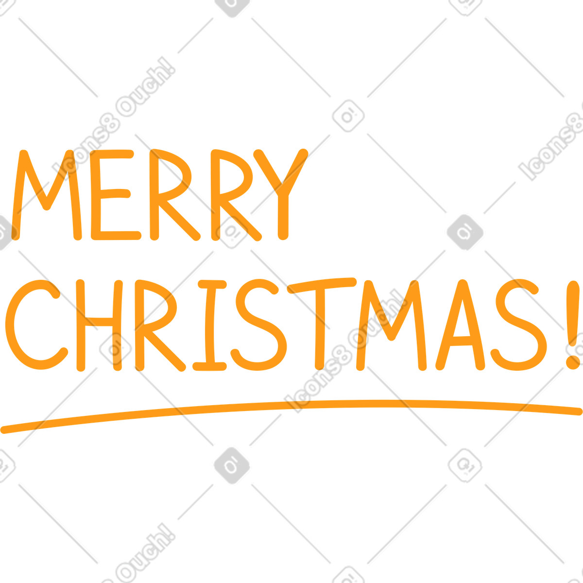 Ilustración Feliz navidad en estilo Kingdom a descargar en PNG y SVG