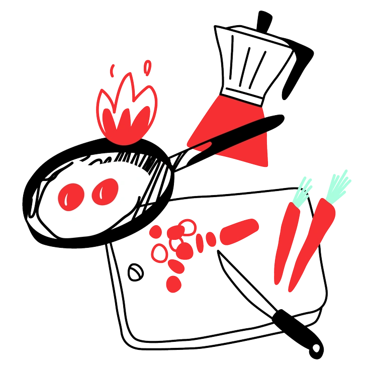 A newspaper with sugar cubes falling - Spicy style illustration