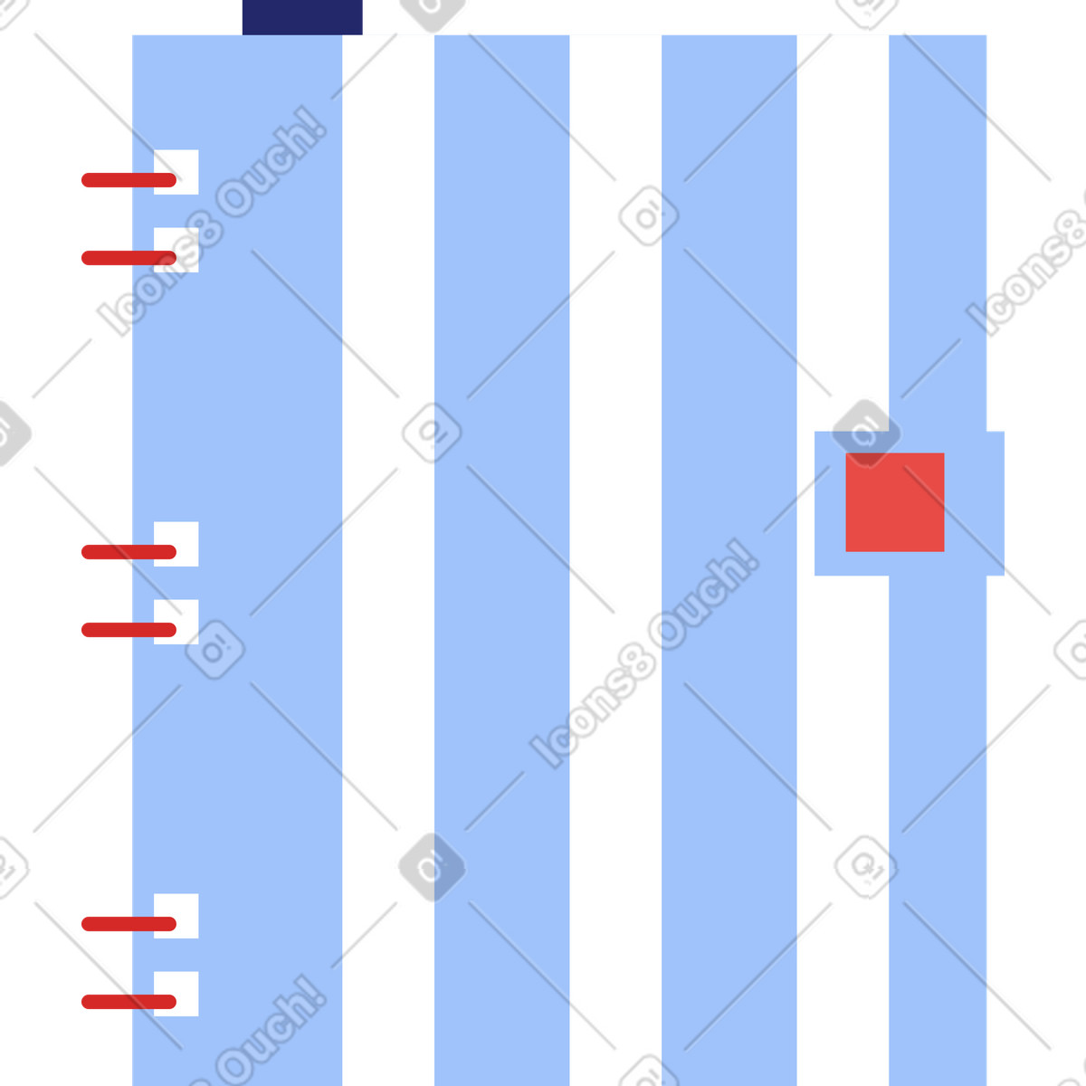 Molkerei-Illustration im Clip-Stil als Download in PNG, SVG