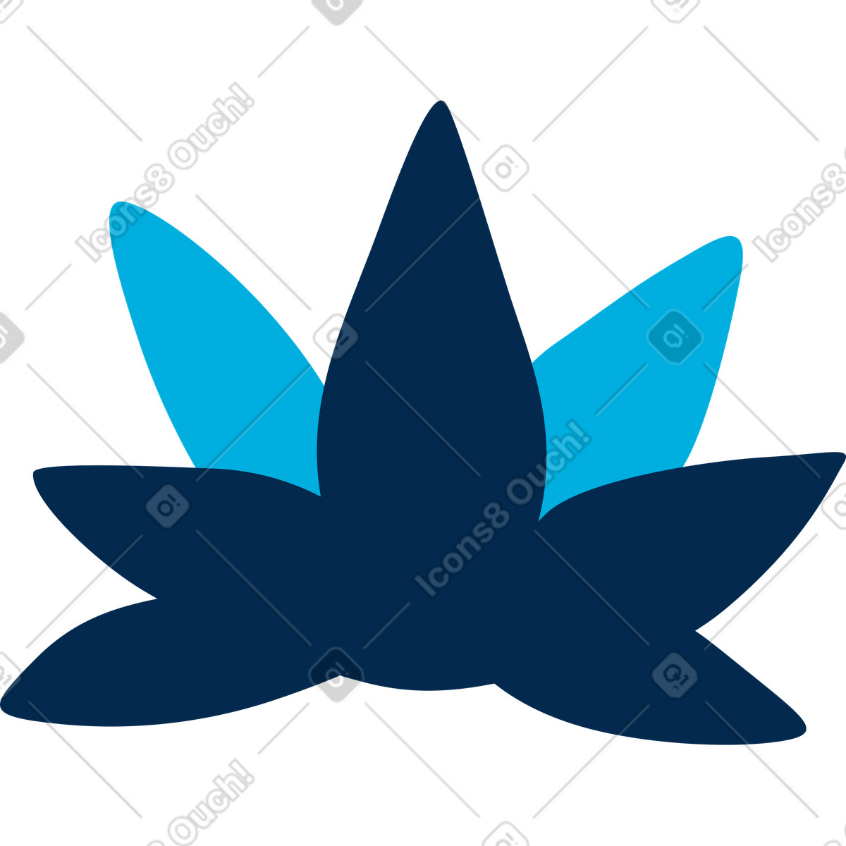Pianta illustrazione in stile Flame scarica in PNG, SVG