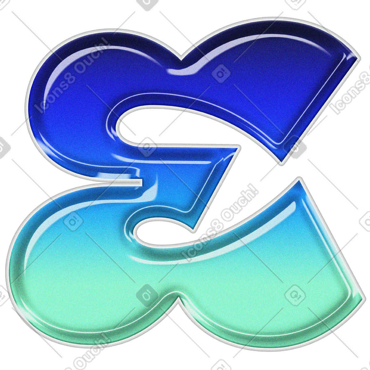 Type スタイルの 文字e のイラストをPNG、SVG形式でダウンロード