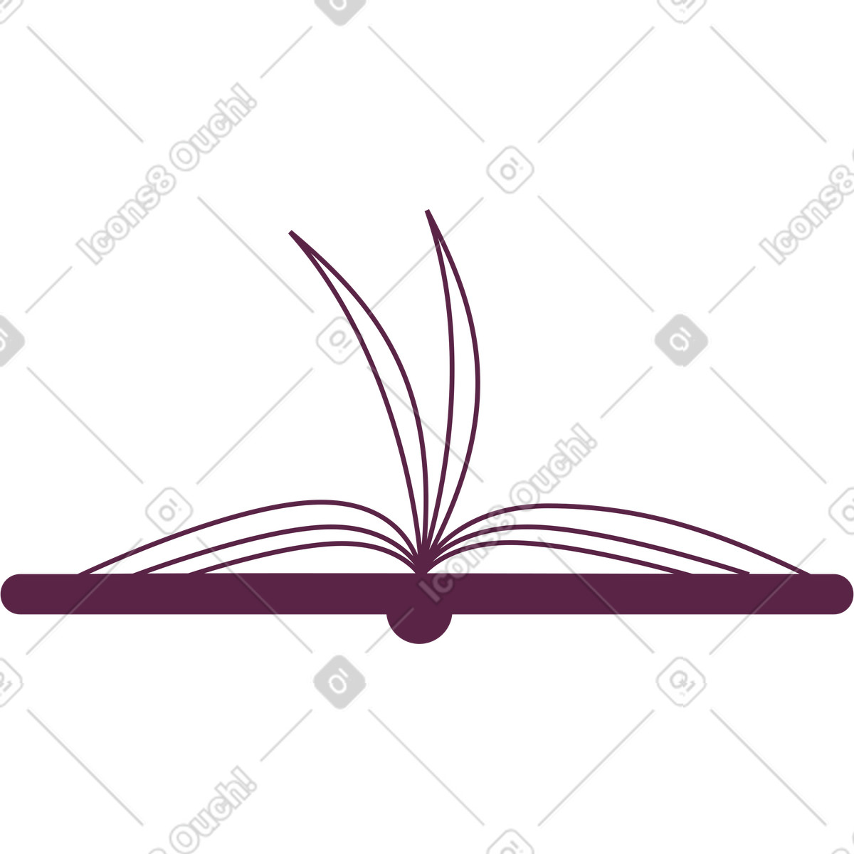 Illustration Livre ouvert dans le style Sammy à télécharger aux formats PNG, SVG
