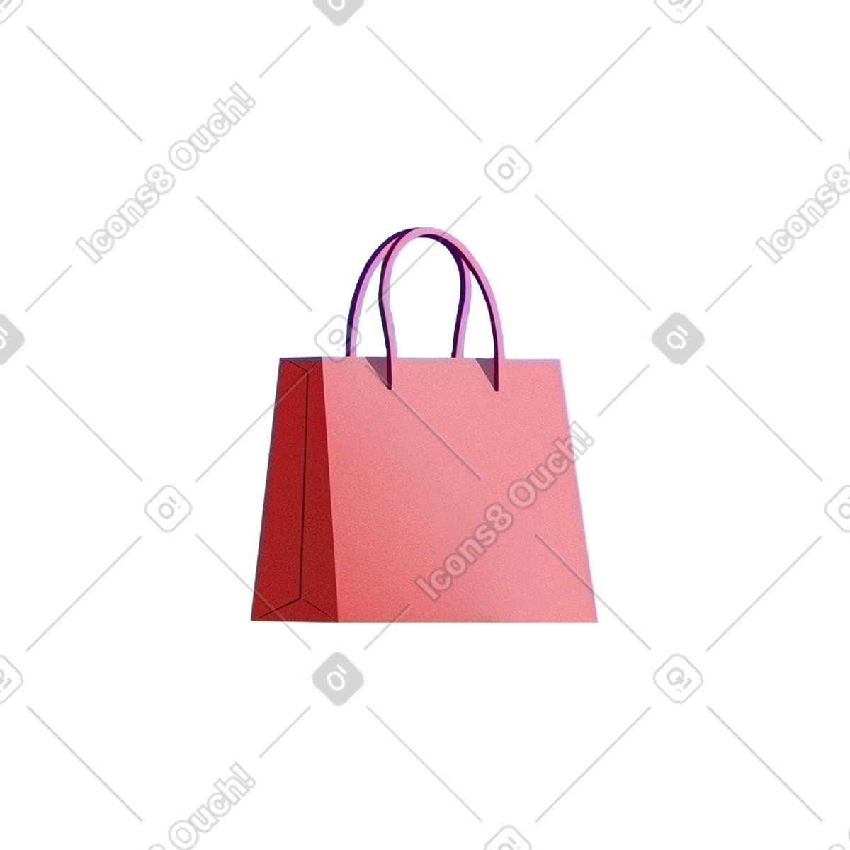 下载 Grainy 风格的 购物袋 插画，支持 PNG、SVG 格式