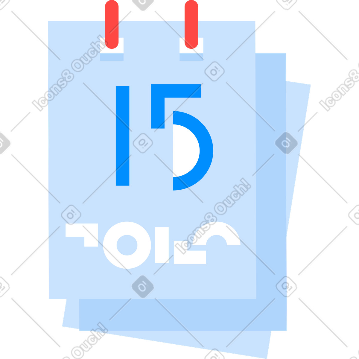 Illustration Calendrier dans le style Clip à télécharger aux formats PNG, SVG