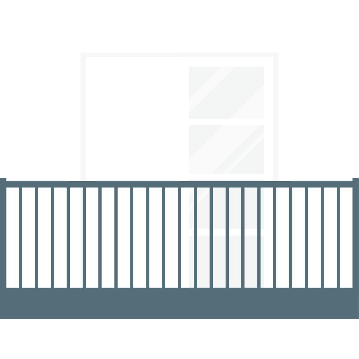 Ilustración Balcony en estilo Fogg a descargar en PNG y SVG