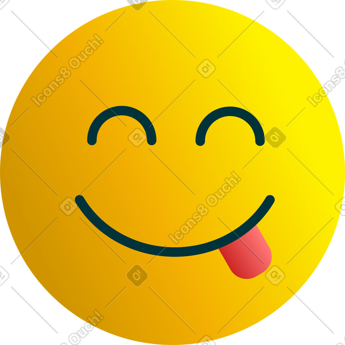 Kniffliges emoji-Illustration im Silky-Stil als Download in PNG, SVG