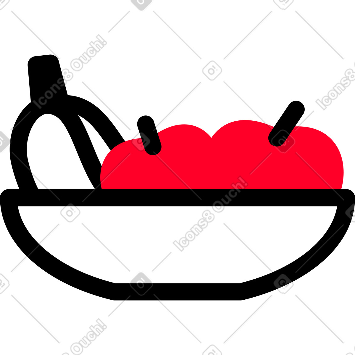Ilustración Frutas en estilo Transistor a descargar en PNG y SVG