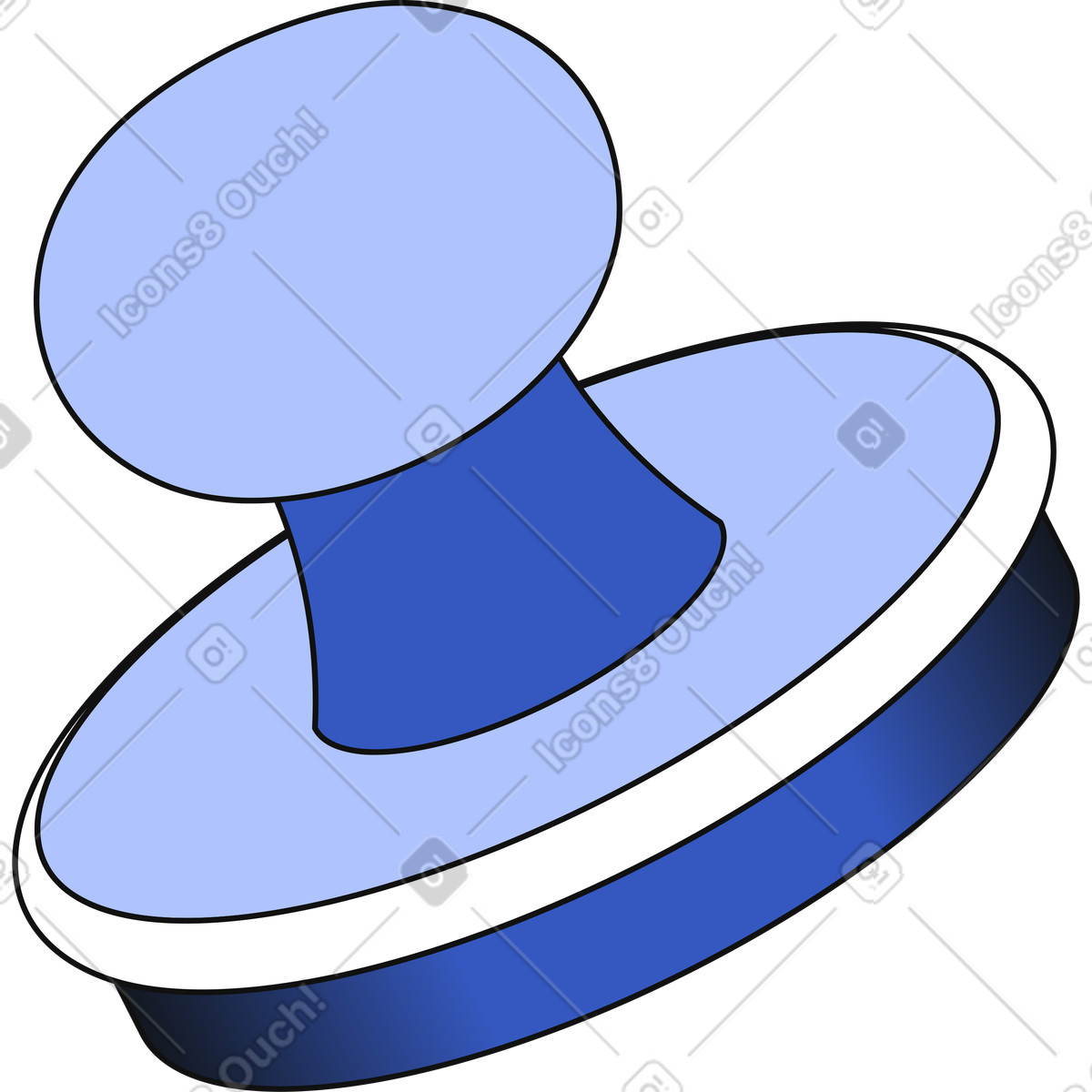 Stamp illustration in Techny style download in PNG, SVG