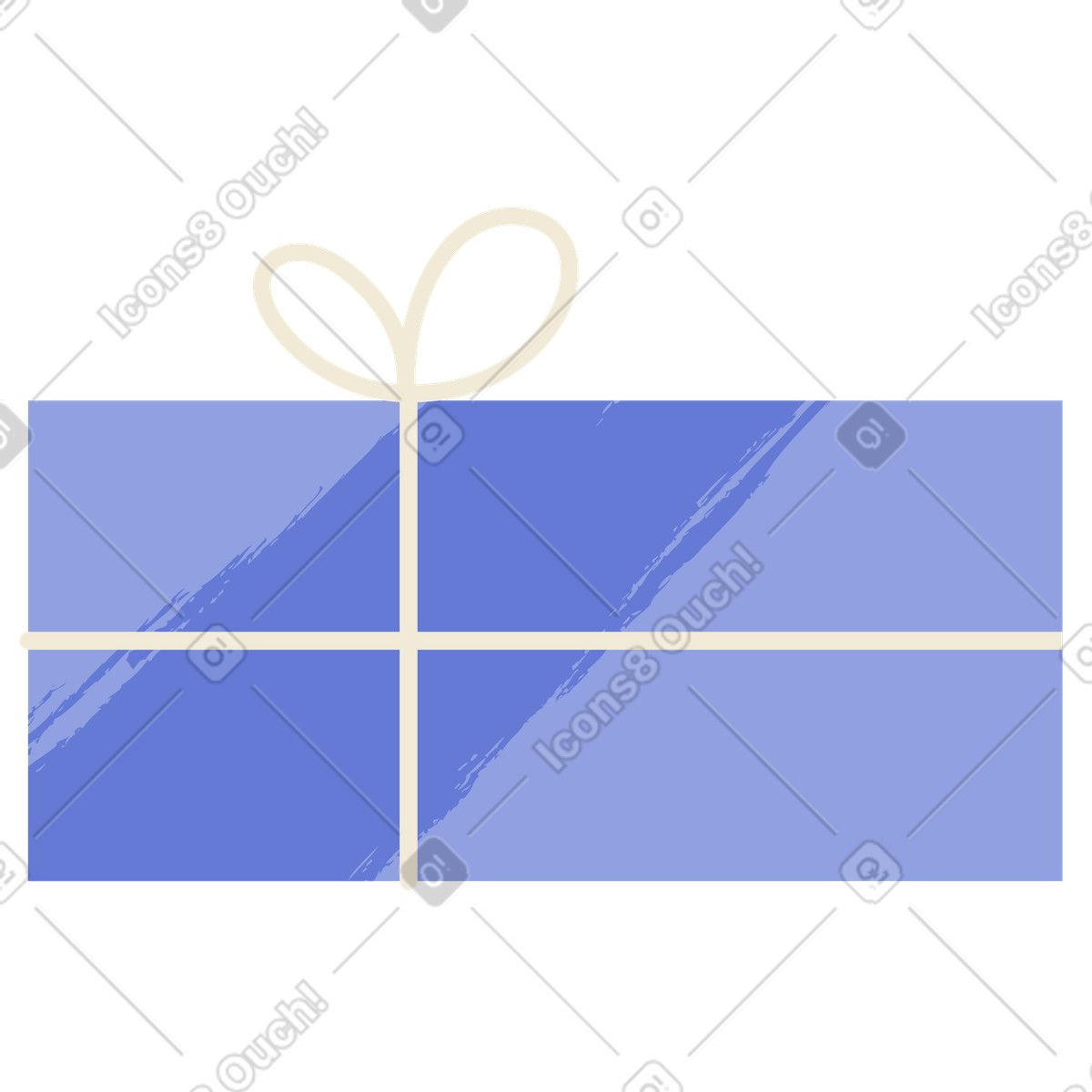 Illustration Boite cadeau dans le style Juicy à télécharger aux formats PNG, SVG