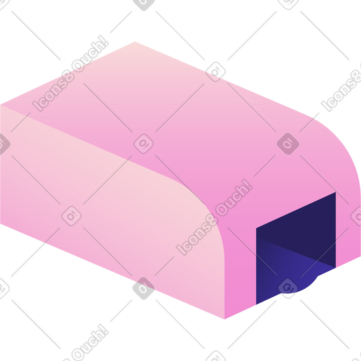 Illustration Figure rose dans le style Levels à télécharger aux formats PNG, SVG