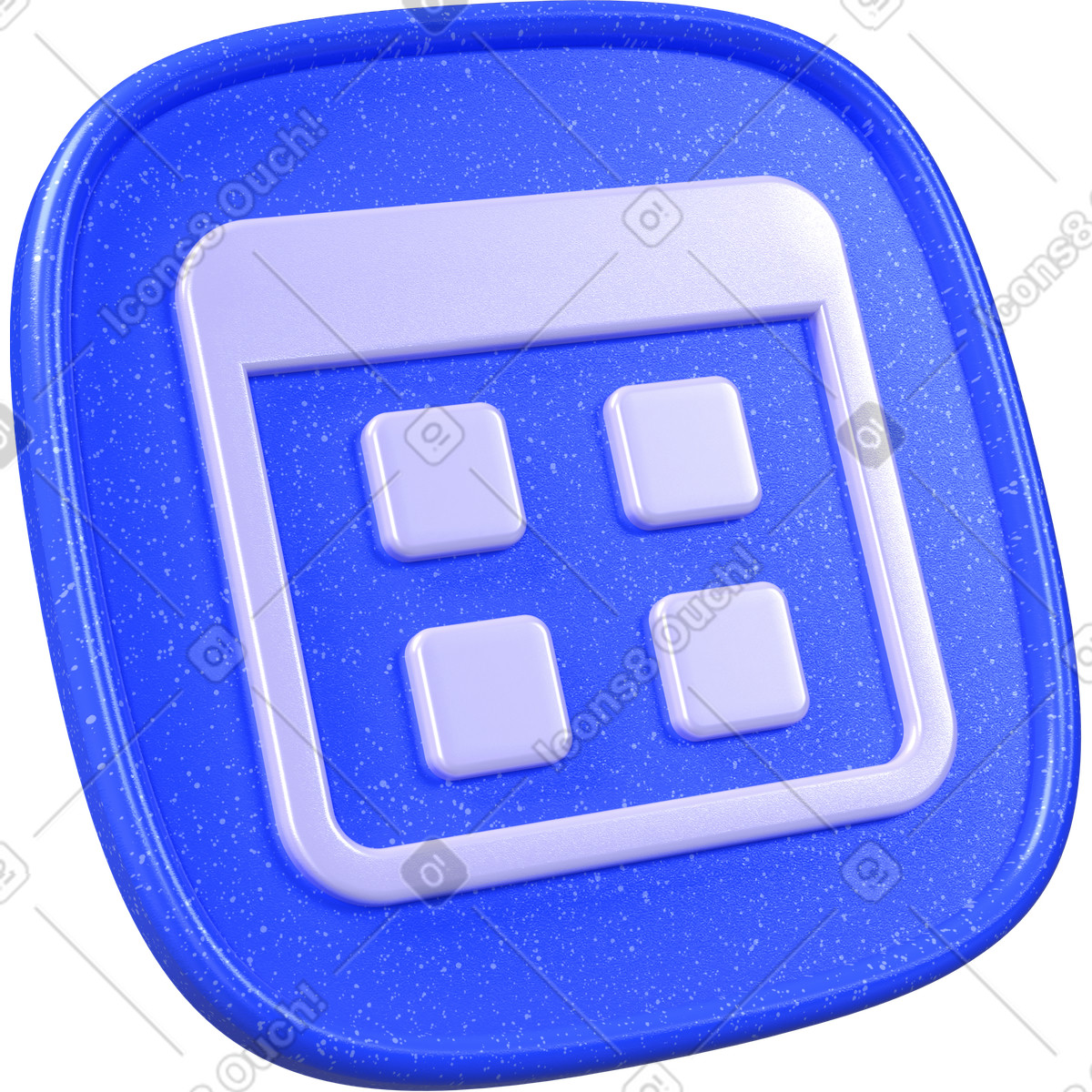 Segno del calendario, pianificazione programma menu digitale illustrazione in stile 3D Boost scarica in PNG, SVG