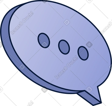 말줄임표가 있는 말풍선 PNG, SVG