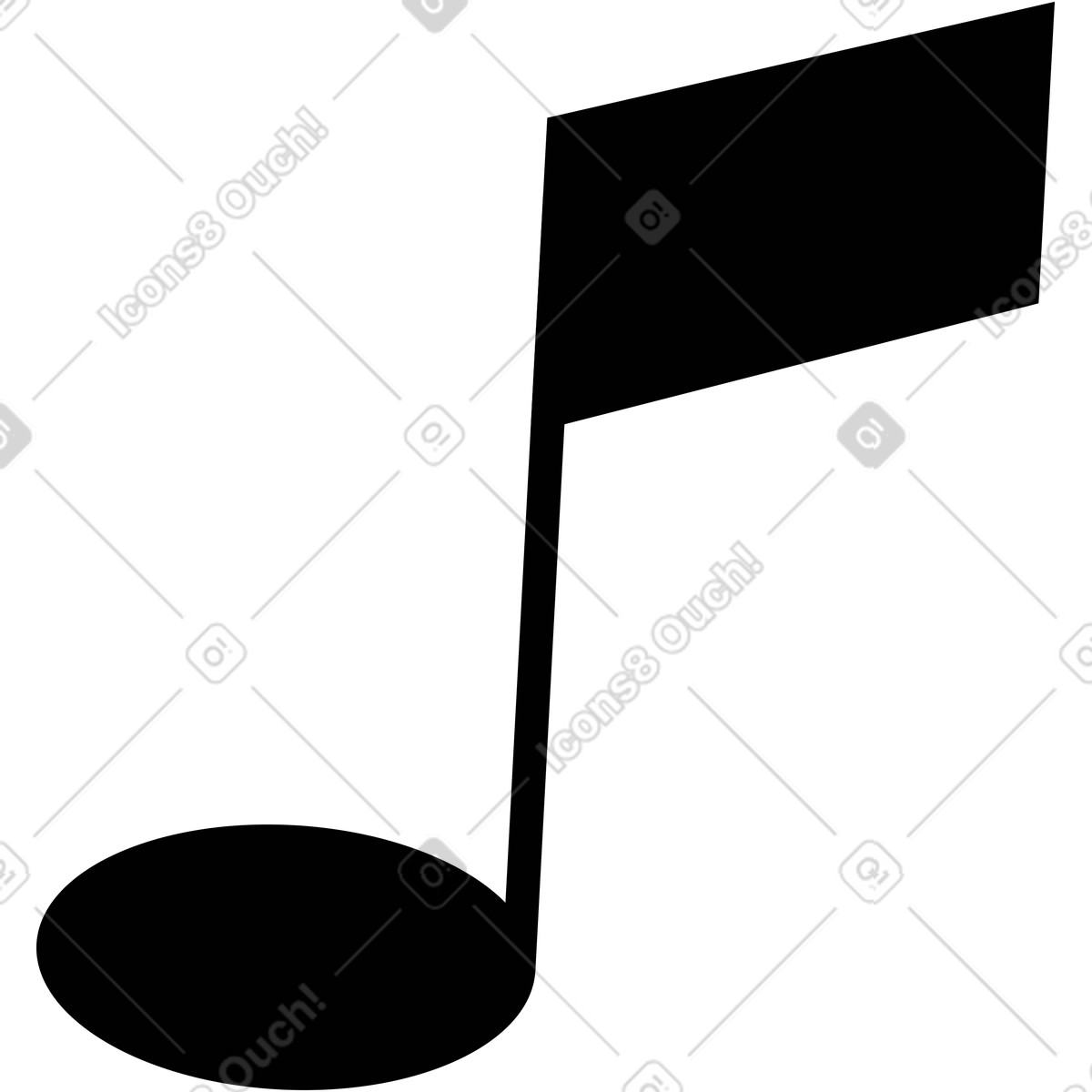 Illustration Note musicale dans le style Burgundy à télécharger aux formats PNG, SVG