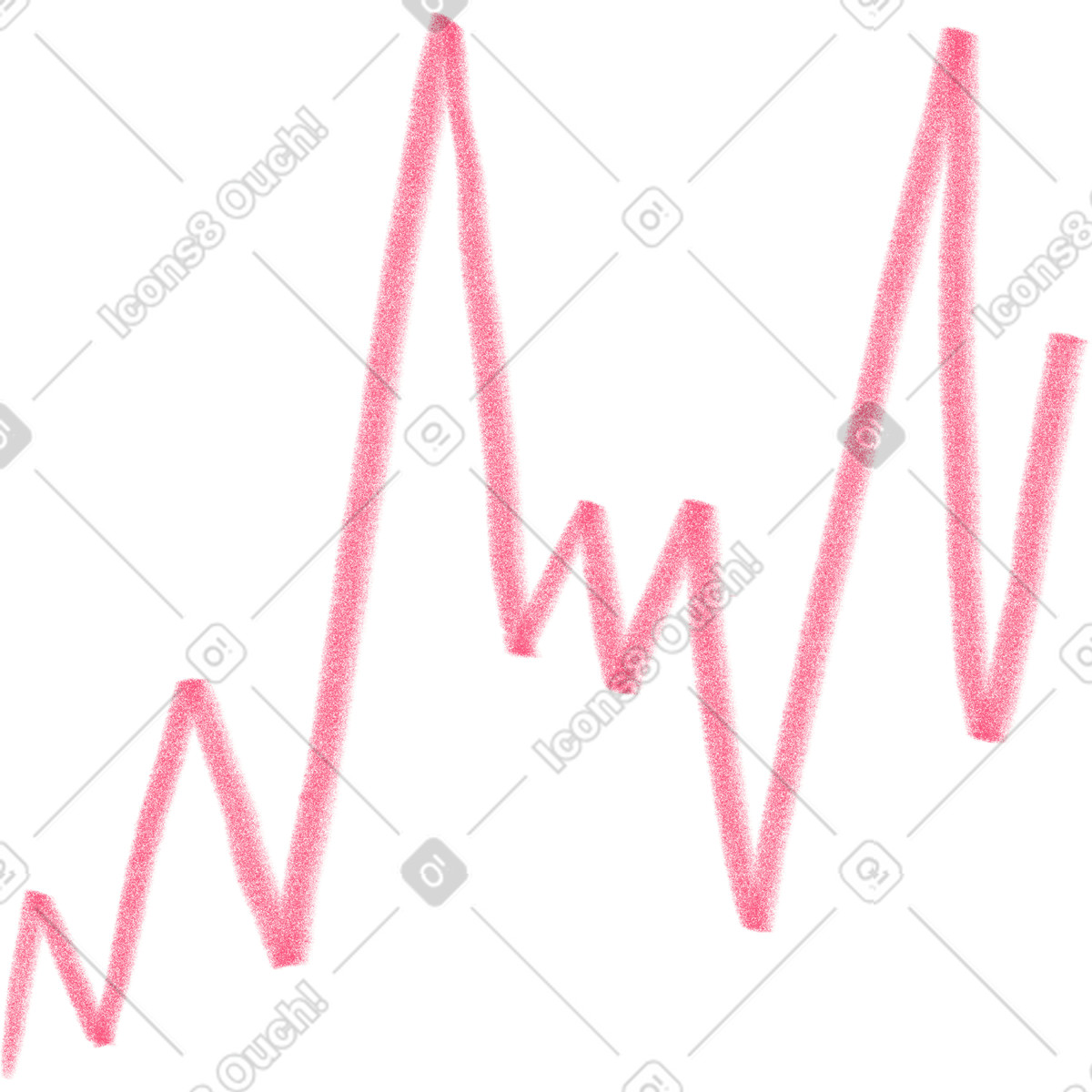 Red heart beat illustration showcasing pulse clipart image in PNG SVG