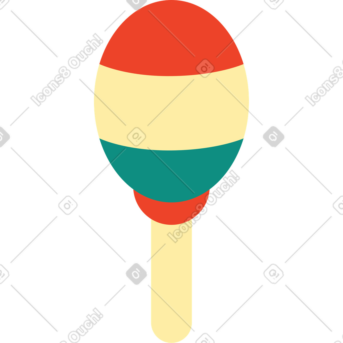 Maracas illustration in Polar style download in PNG, SVG