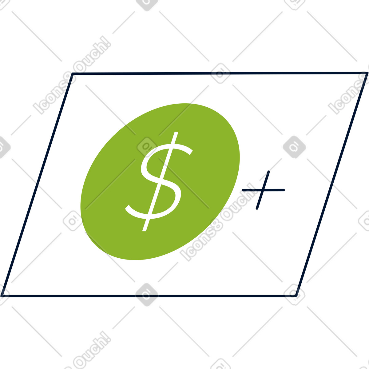 Ilustração de Income icon em no estilo Cubes para baixar em PNG, SVG