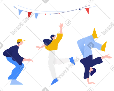 Let's party  PNG, SVG