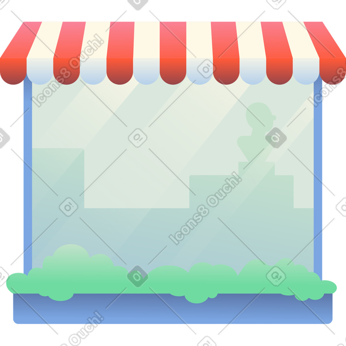 Ilustração de Vitrine em no estilo Beam para baixar em PNG, SVG