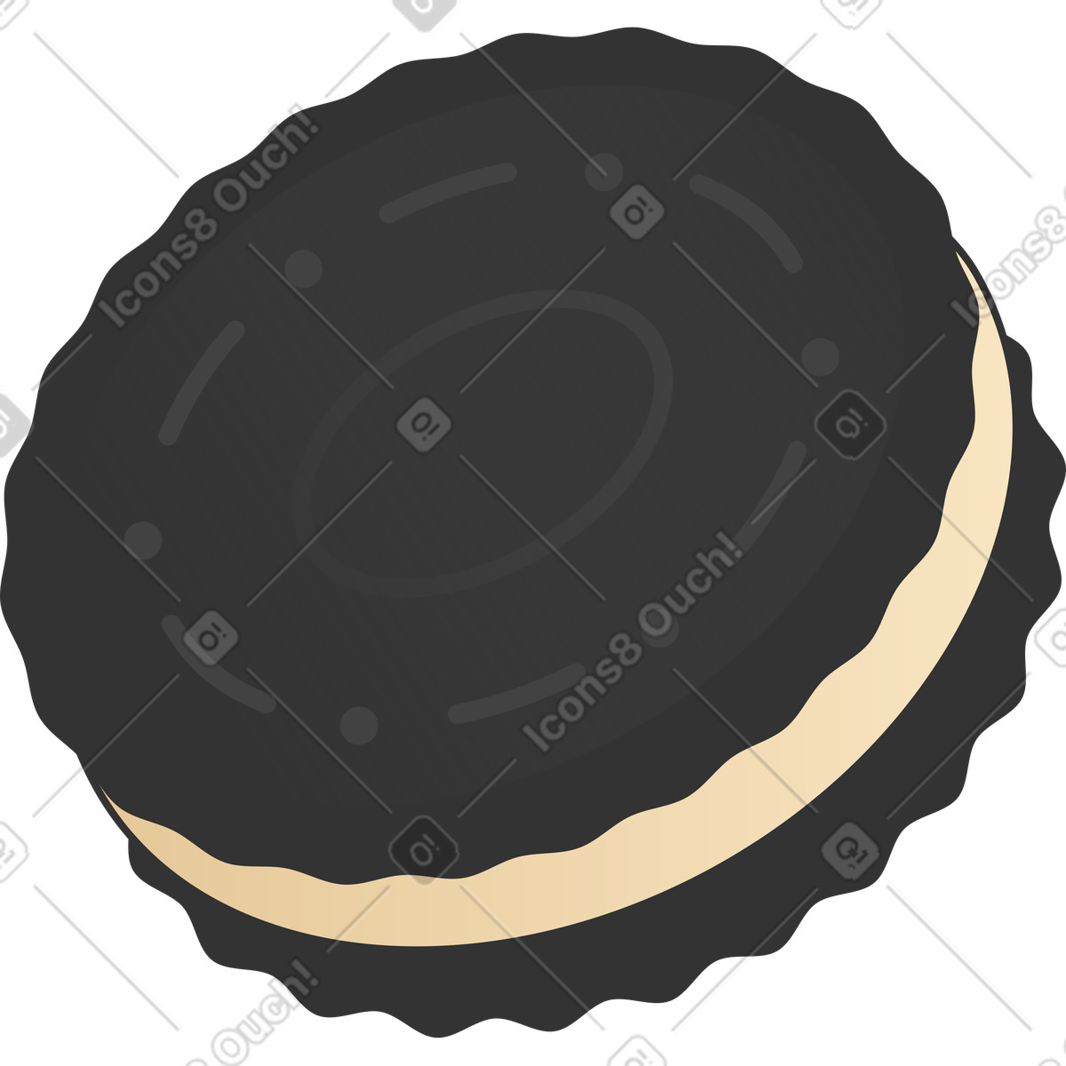 Illustration Biscuit dans le style Kit à télécharger aux formats PNG, SVG