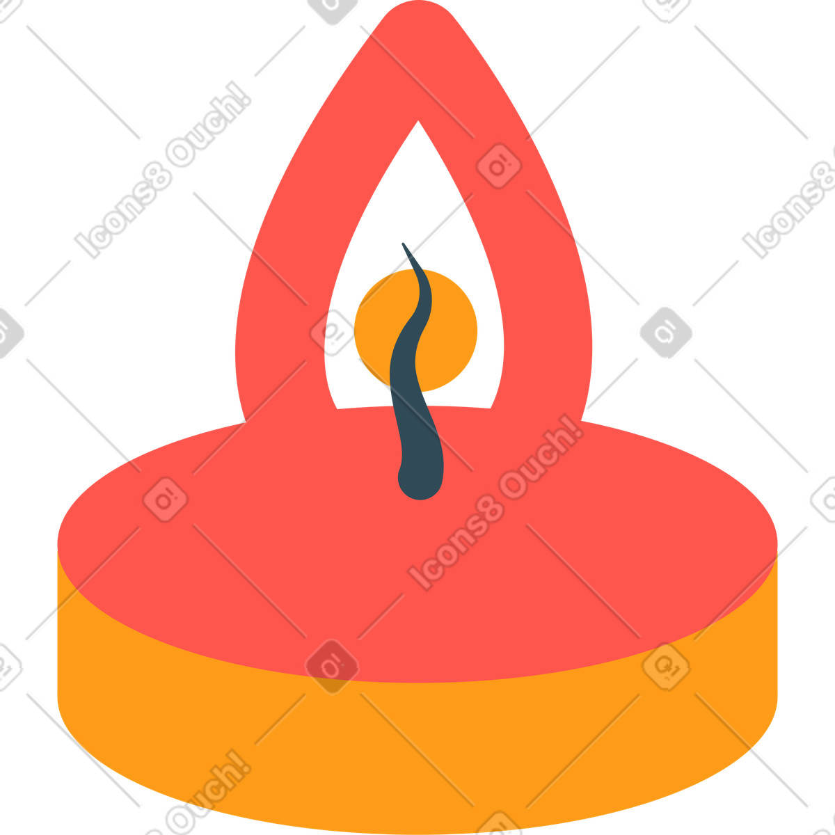 Candela cinese illustrazione in stile Kingdom scarica in PNG, SVG