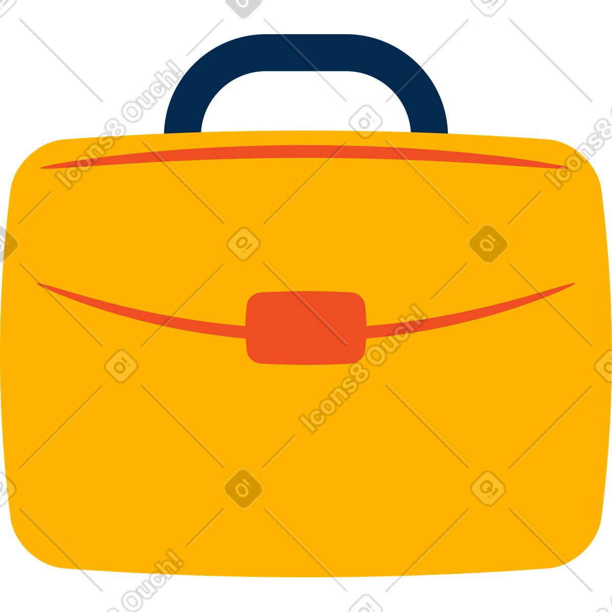 Ilustración Maletín en estilo Flame a descargar en PNG y SVG