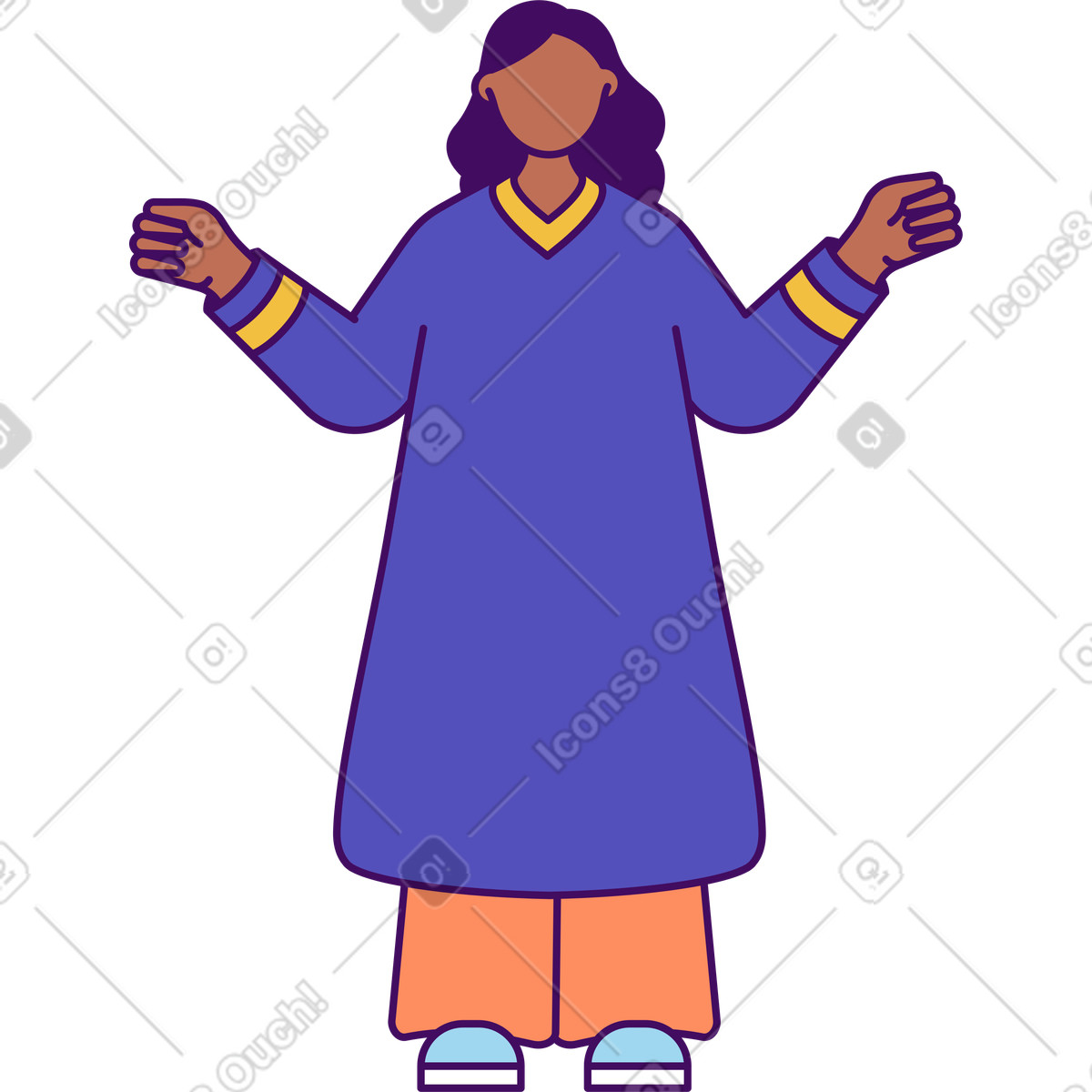 Judge illustration in Simplistic style download in PNG, SVG