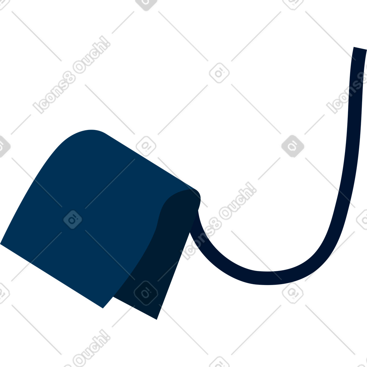 Cubes スタイルの バッグ のイラストをPNG、SVG形式でダウンロード